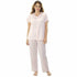 Short Sleeve Long Leg Nylon Pyjama Set